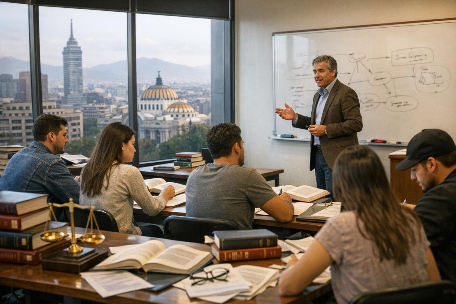Plan de estudio de derecho en CDMX
